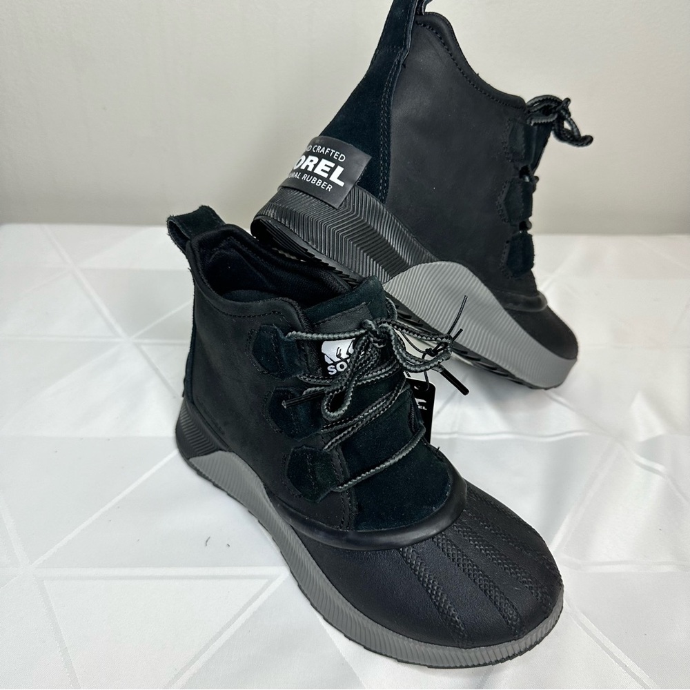 Sorel Black Ankle Boots Women’s Waterproof Duck Booties